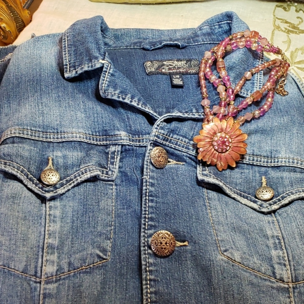 Jean Jacket by Silver Jeans Co. Size Large